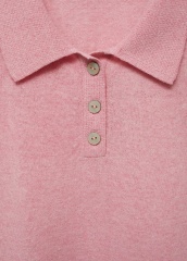 ODM Pink Polo Knit Top