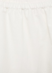 ODM White Tiered Crochet Dress 
