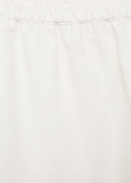 ODM White Tiered Crochet Dress 