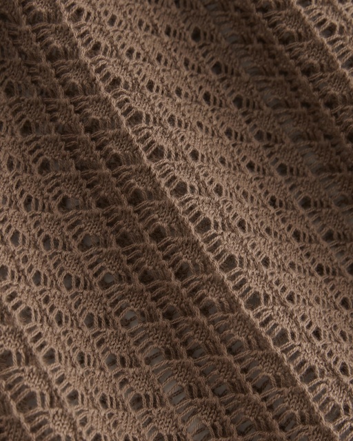 OEM Available Brown Sleeveless Knit Top