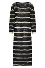 OEM ODM Striped Crochet Maxi Dress