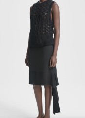 Personalized Open Knit Sleeveless Top