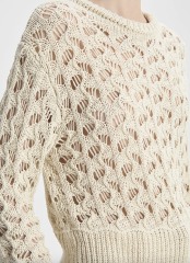 Made-to-order Textured Knit Sweater