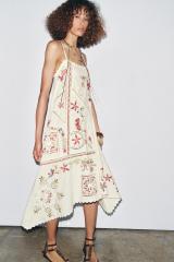 Wholesale Embroidered Bohemian Linen Slip Dress
