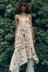 Wholesale Embroidered Bohemian Linen Slip Dress