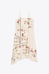Wholesale Embroidered Bohemian Linen Slip Dress