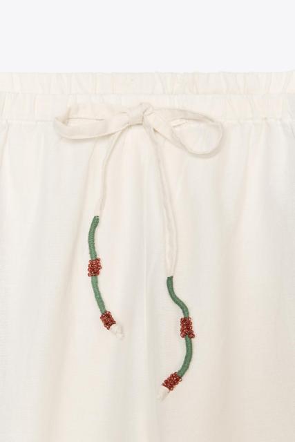 OEM Available Embroidered Bohemian Linen Shirt and Pants Set