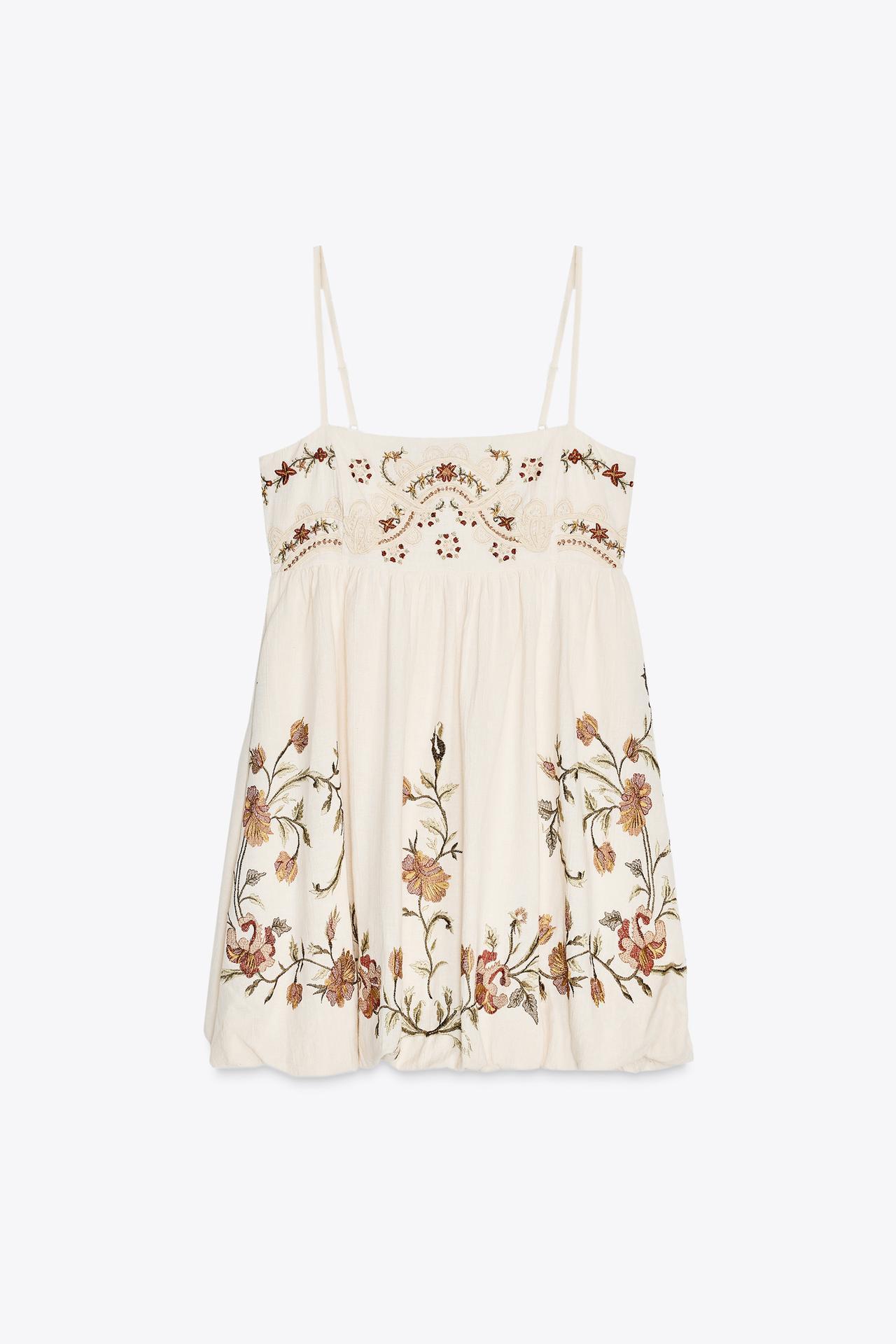 OEM ODM Bohemian Embroidered Mini Dress