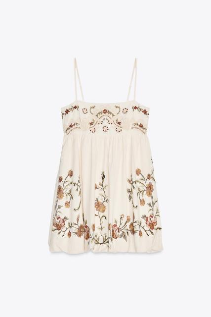 OEM ODM Bohemian Embroidered Mini Dress