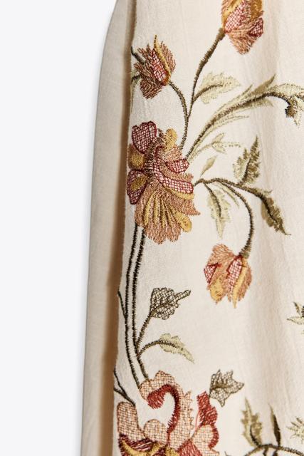 OEM ODM Bohemian Embroidered Mini Dress