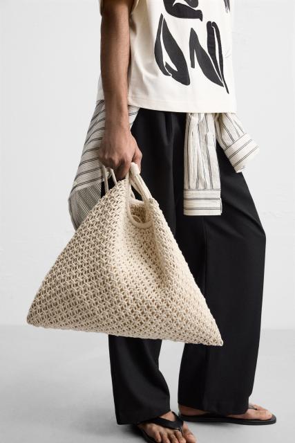 OEM ODM Woven Crochet Tote Bag