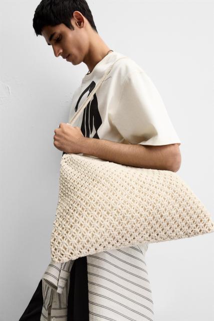 OEM ODM Woven Crochet Tote Bag