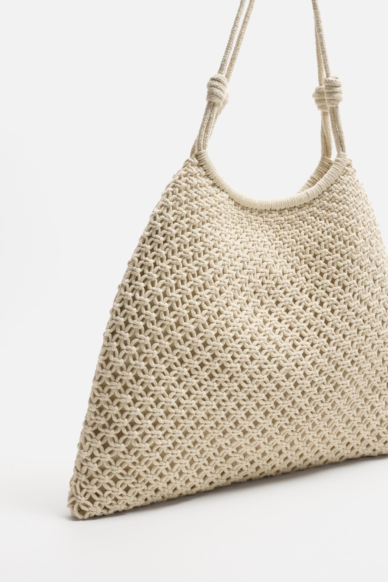 OEM ODM Woven Crochet Tote Bag