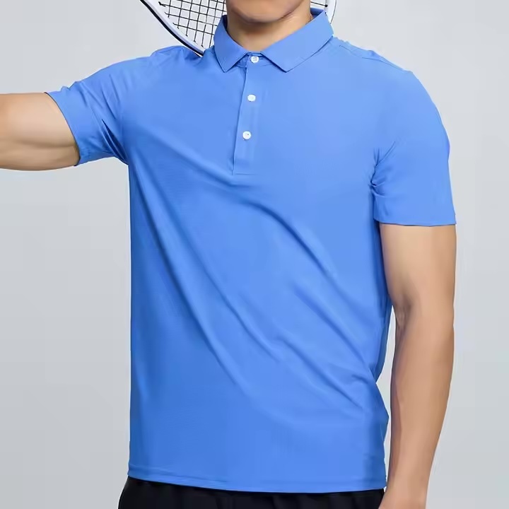 Custom Design  Men’s Classic Solid Performance Polo Shirt – Royal Blue