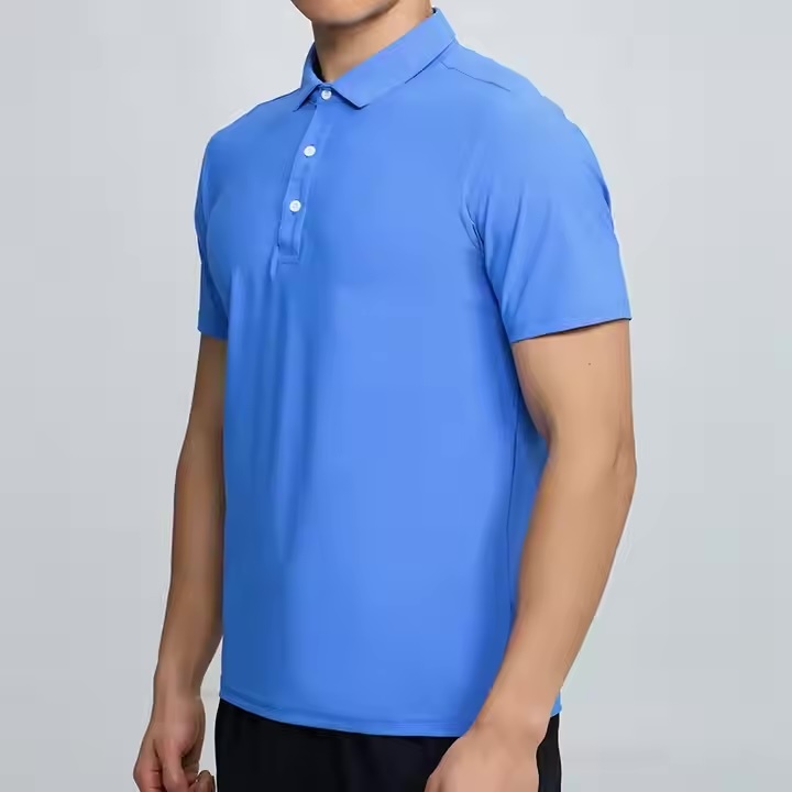 Custom Design  Men’s Classic Solid Performance Polo Shirt – Royal Blue