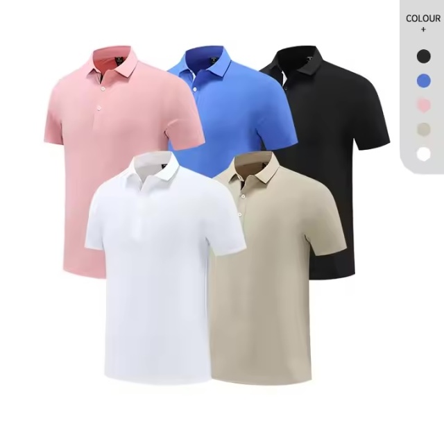 Custom Design  Men’s Classic Solid Performance Polo Shirt – Royal Blue