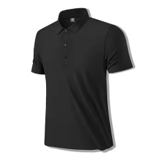 Custom Design  Men’s Minimalist Quick-Dry Polo Shirt – Ice Blue