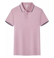Factory Direct Men’s Classic Tipped Collar Polo Shirt – Navy Blue