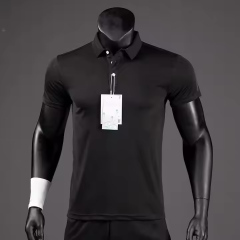 Made-to-order  Men’s Textured Performance Polo Shirt – Steel Grey