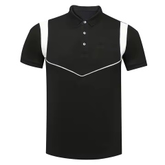Factory Direct Men’s Sport-Panel Colorblock Polo Shirt – 5 Color Options