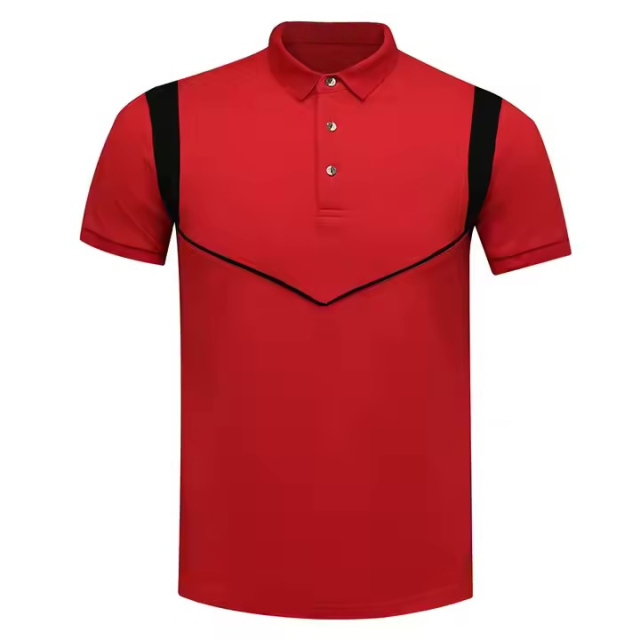 Factory Direct Men’s Sport-Panel Colorblock Polo Shirt – 5 Color Options