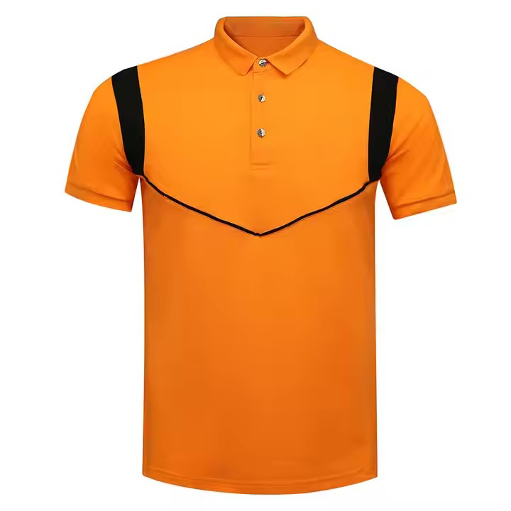 Factory Direct Men’s Sport-Panel Colorblock Polo Shirt – 5 Color Options