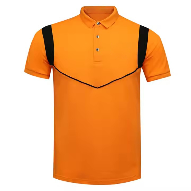 Factory Direct Men’s Sport-Panel Colorblock Polo Shirt – 5 Color Options