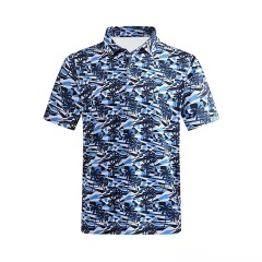 Customized Men’s All-Over Print Performance Polo Shirt – Graphic Pattern Collection (15 Styles)