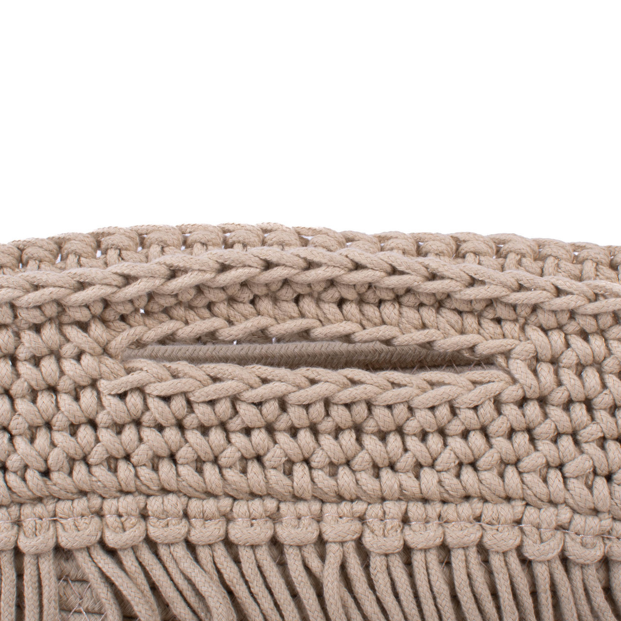 OEM ODM Boho Macramé Fringe Crop Top