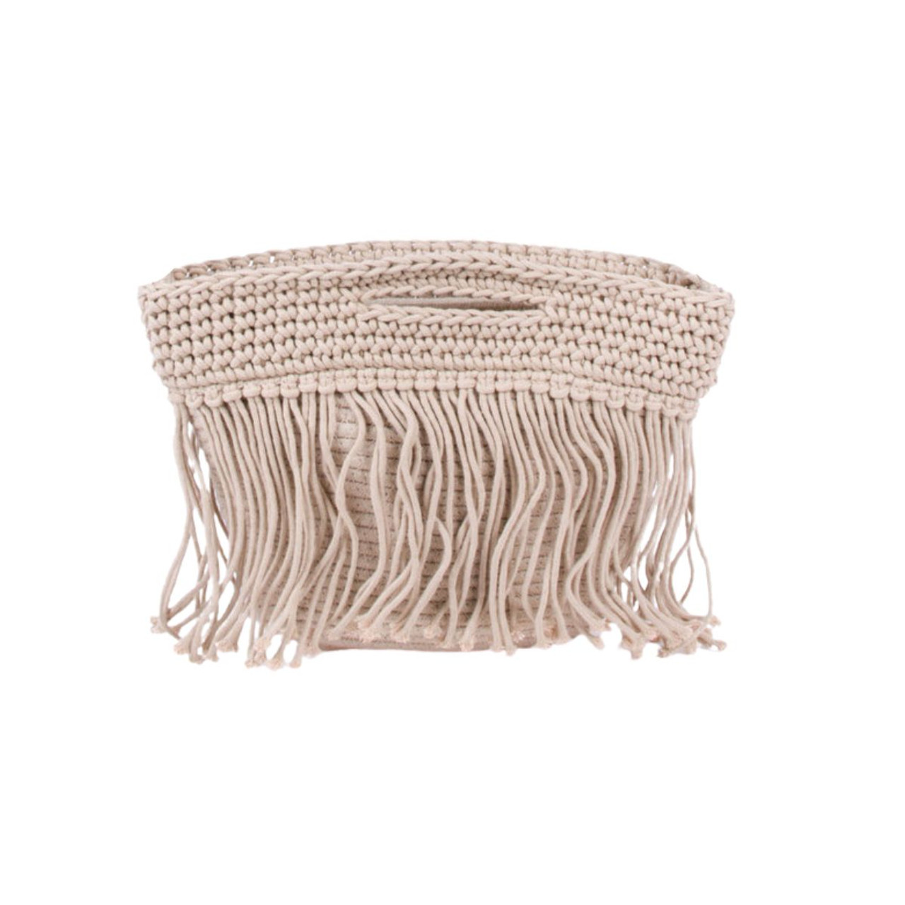 OEM ODM Boho Macramé Fringe Crop Top