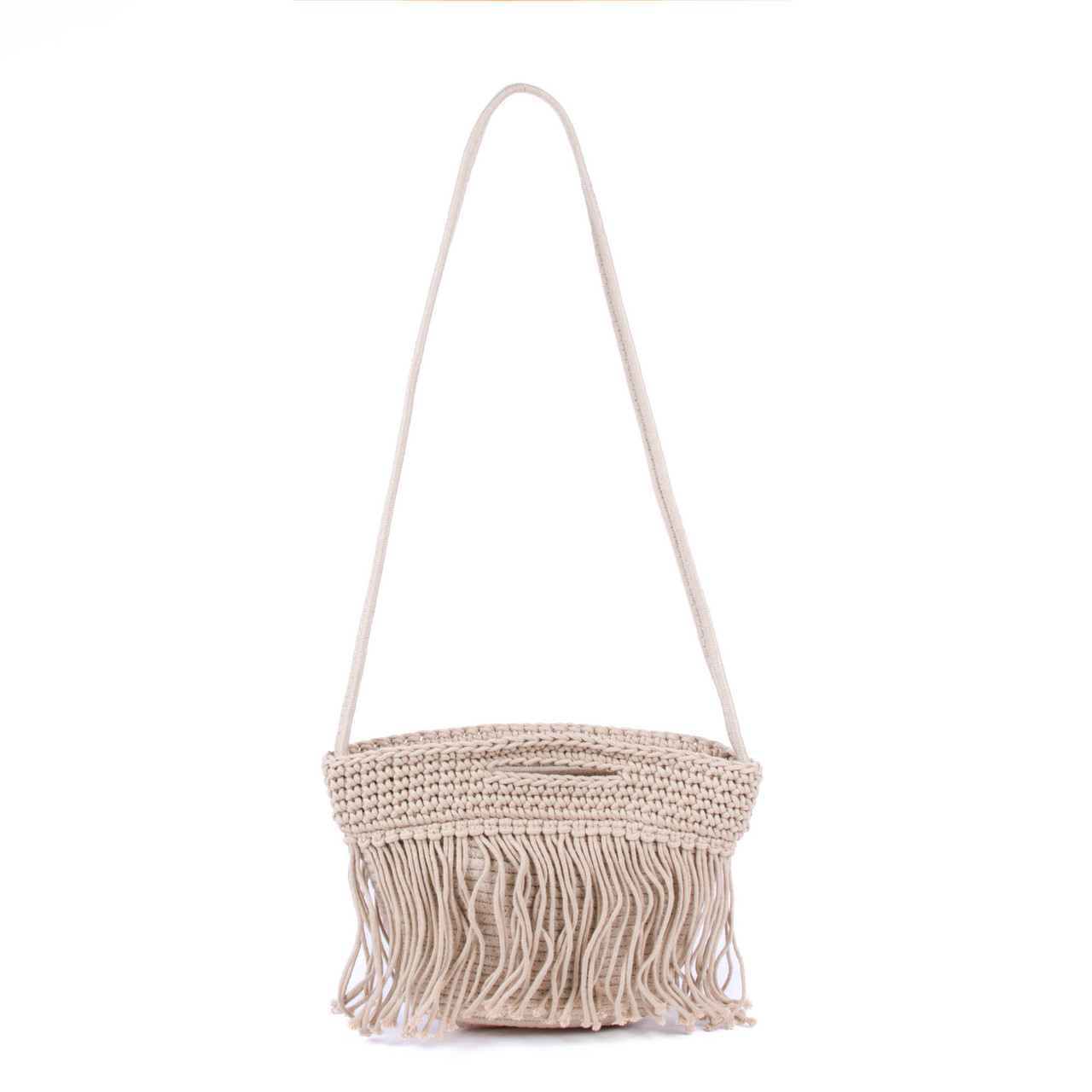 OEM ODM Boho Macramé Fringe Crop Top
