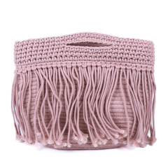 OEM ODM Boho Macramé Fringe Crop Top