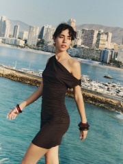 Personalized Asymmetrical One-Shoulder Bodycon Mini Dress – Dark Chocolate Brown