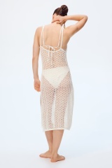 Made-to-order Women's Boho Crochet Midi Dress
