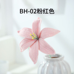 Handmade Crocheted Lily Flower Bouquet