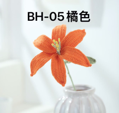 Handmade Crocheted Lily Flower Bouquet