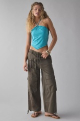 OEM ODM Cut-Out  Lace Strapless Top with Chain Detail