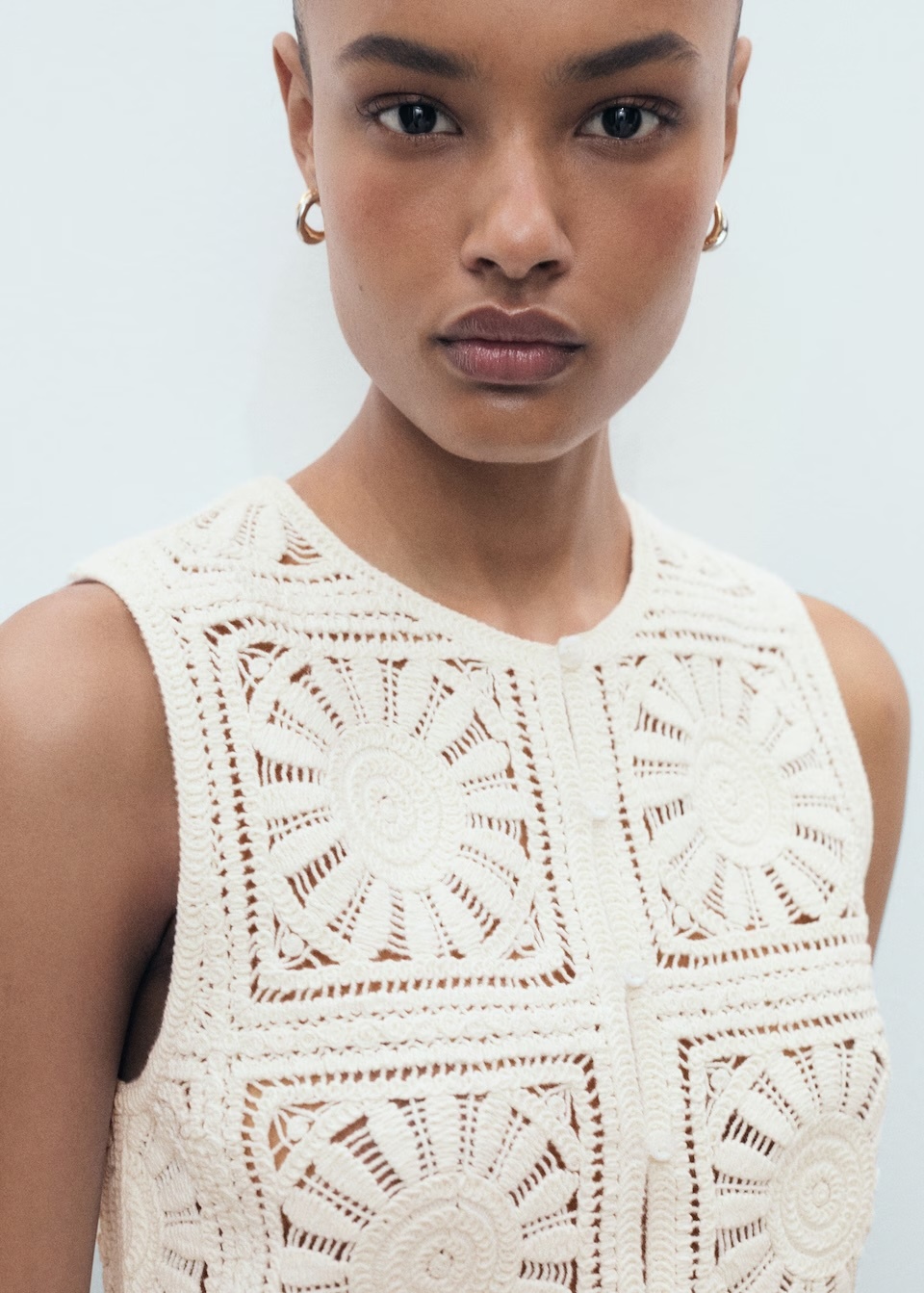 Customized  Crochet Sunflower Vest
