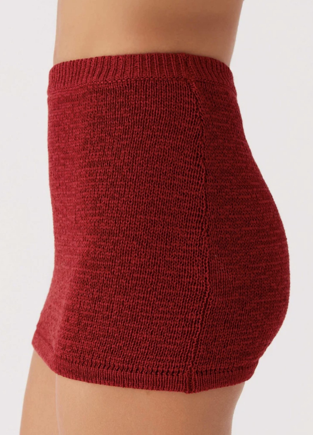 Custom Design Knitted Button-Front Vest and Skirt Set