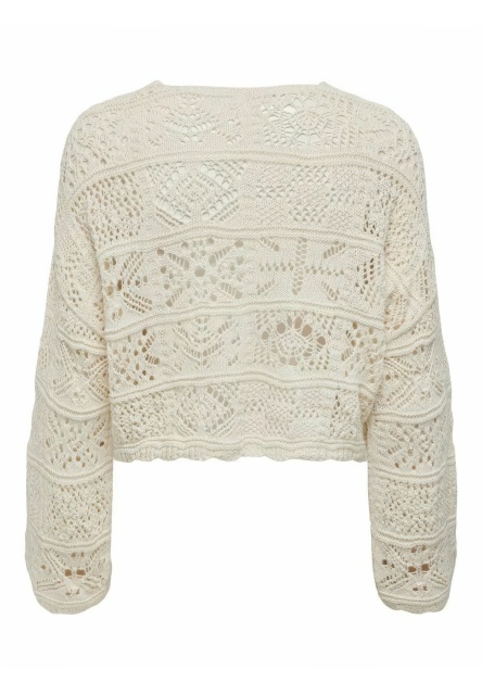 OEM ODM Boho Knit Crochet Cardigan for Women – Lightweight Open Front Long Sleeve Sweater Top with Tie Closure
