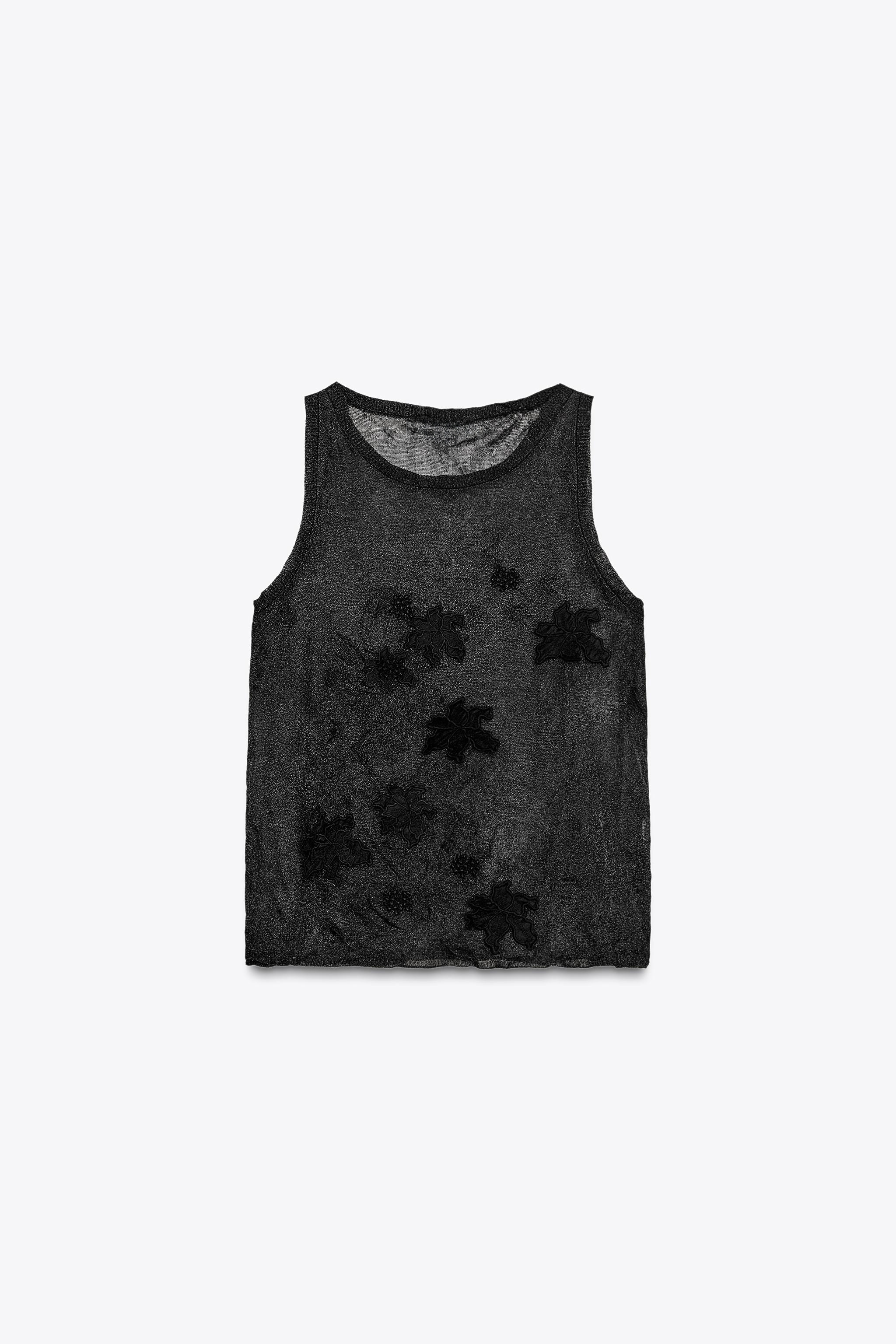 OEM ODM Black Floral Lace Sheer Dress