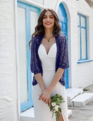 Factory Direct Elegant Black Lace Cardigan for Women