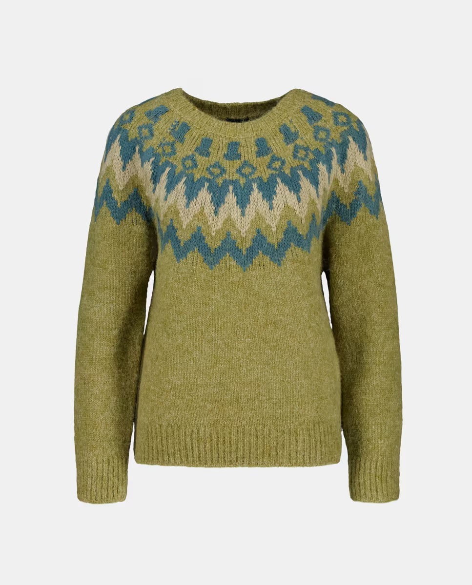 Made-to-order Women's Retro Nordic Jacquard Sweater