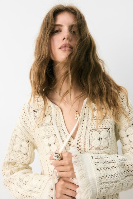 OEM ODM Boho Crochet Fringe Dress