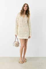 OEM ODM Boho Crochet Fringe Dress
