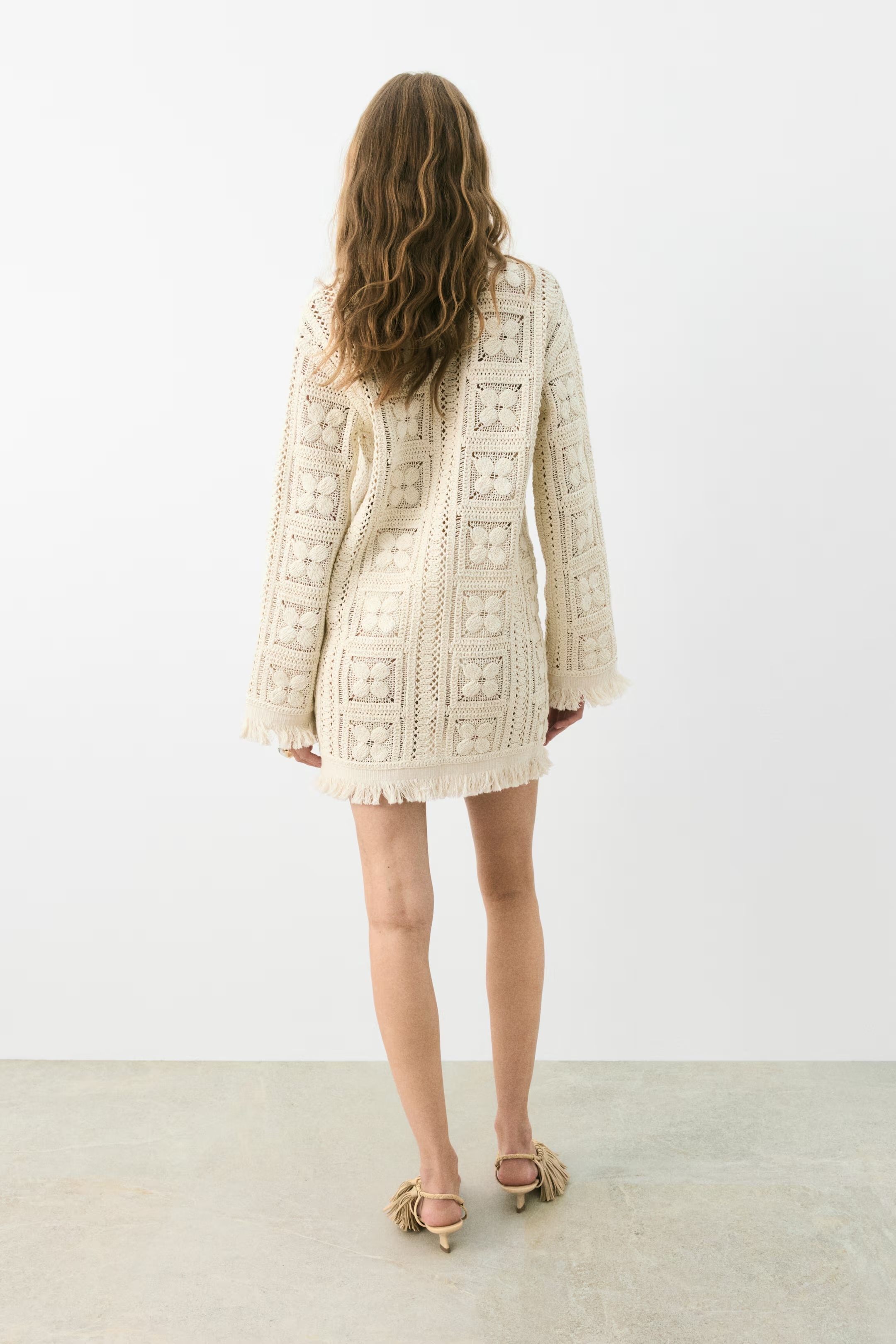 OEM ODM Boho Crochet Fringe Dress