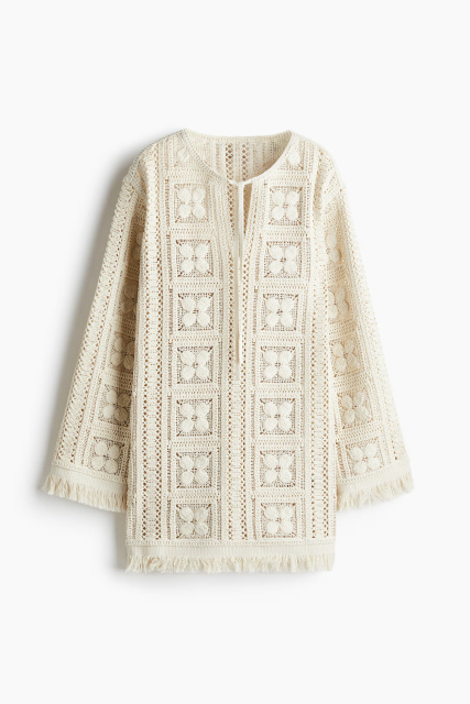 OEM ODM Boho Crochet Fringe Dress