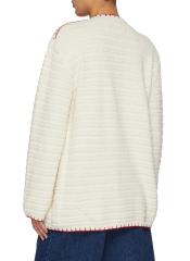Factory Direct Floral Embroidered knit Cardigan