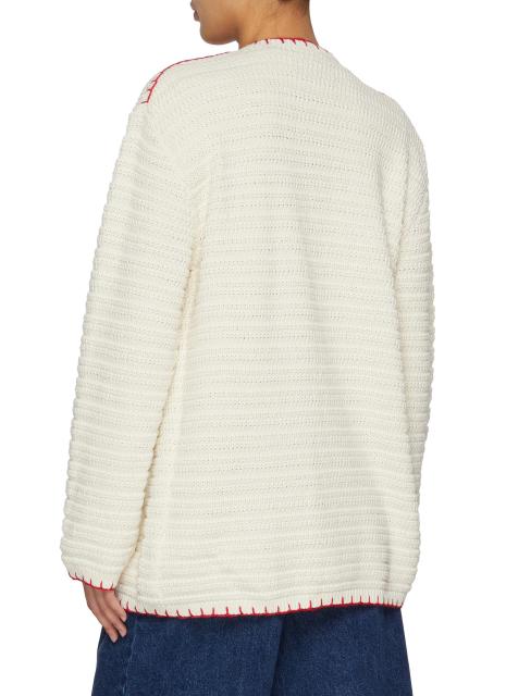 Factory Direct Floral Embroidered knit Cardigan