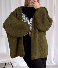 OEM ODM Women’s Pink Oversized Chunky Knit Cardigan